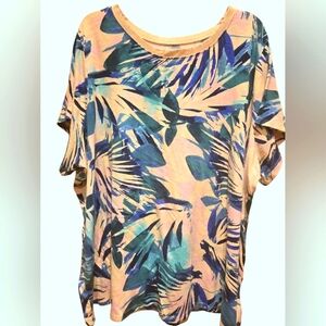 Torrid Classic Fit Palm Tee 5X EUC